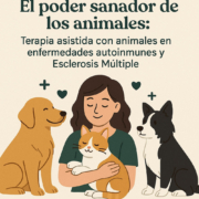 Terapia asistida con animales en ATEM Tenerife con animales de intervención.