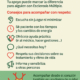 Infografía sobre cómo apoyar a una persona con Esclerosis Múltiple