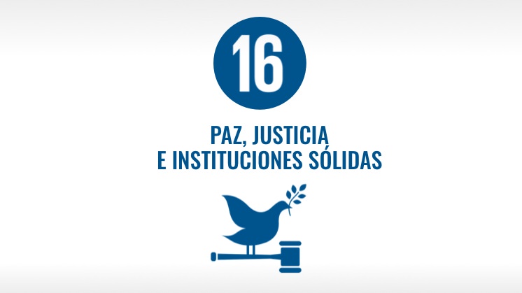 ODS 16 – Paz, justicia e instituciones sólidas